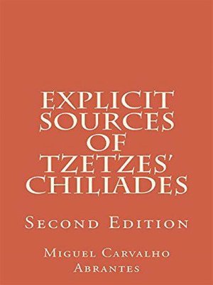 cover image of Explicit Sources of Tzetzes' Chiliades